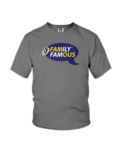 Family Famous Brand Logo Purple Gold Youth Tee