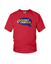 Family Famous Brand Logo Purple Gold Youth Tee