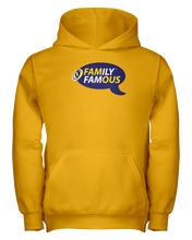 Family Famous Brand Logo Purple Gold Youth Hoodie