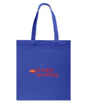 Family Famous Frankly Speaking Canvas Shopping Tote