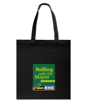 ION RHE Rolling with the Mayor Canvas Shopping Tote