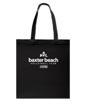 AVL Baxter Beach Volleyball Team Issue Canvas Shopping Tote