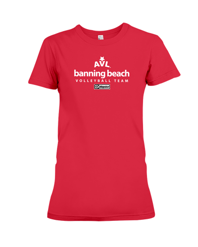 AVL Banning Beach Volleyball Team Issue Ladies Tee