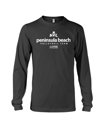 AVL Peninsula Beach Volleyball Team Issue Long Sleeve Tee