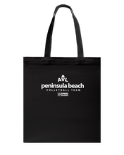 AVL Peninsula Beach Volleyball Team Issue Canvas Shopping Tote