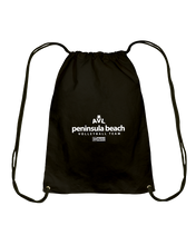 AVL Peninsula Beach Volleyball Team Issue Cotton Drawstring Backpack