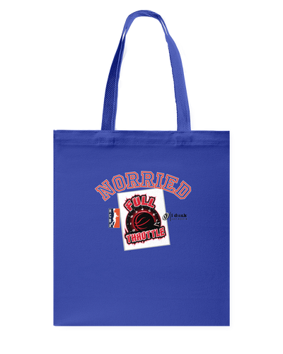 Full Throttle Norried Canvas Shopping Tote