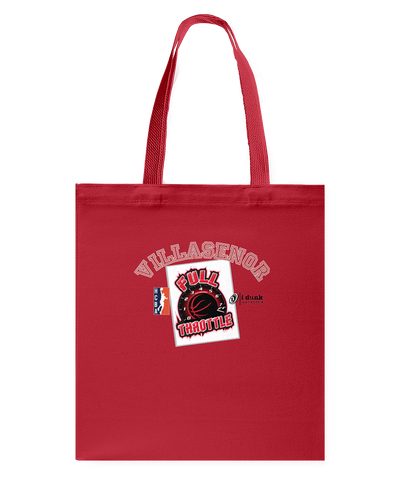 Full Throttle Villasenor Canvas Shopping Tote