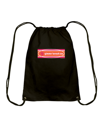 Gimme Beach Co GRL Cotton Drawstring Backpack