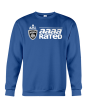 AVL AAAA Rated Wht Sweatshirt