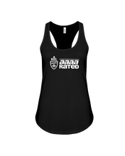 AVL AAAA Rated Wht Flowy Racerback Tank