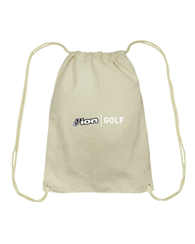 ION Golf Cotton Drawstring Backpack