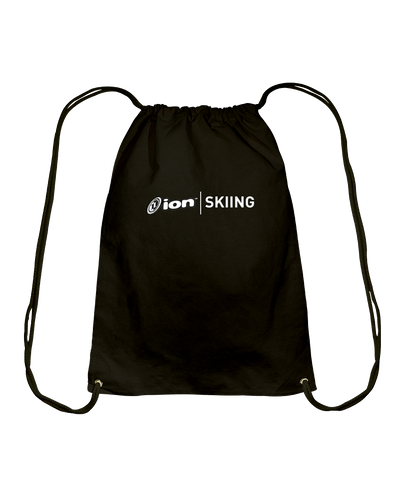 ION Skiing Cotton Drawstring Backpack