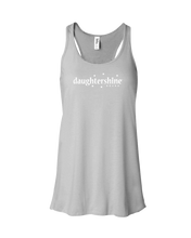 Daughtershine Brand Logo White Contoured Tank