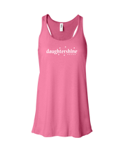 Daughtershine Brand Logo White Contoured Tank