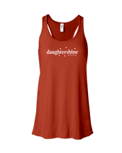 Daughtershine Brand Logo White Contoured Tank