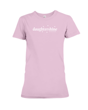 Daughtershine Brand Logo White Ladies Tee