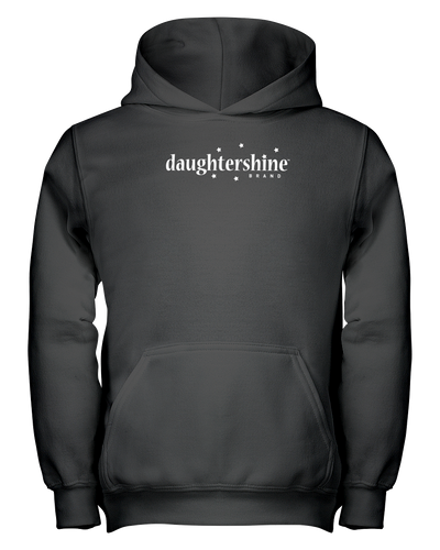 Daughtershine Brand Logo White Youth Hoodie