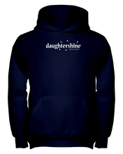 Daughtershine Brand Logo White Youth Hoodie