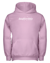 Daughtershine Brand Logo White Youth Hoodie