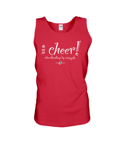 I CHEER Cheerleading By Example Cotton Tank