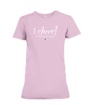 I CHEER Cheerleading By Example Ladies Tee