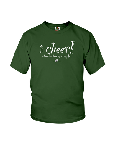 I CHEER Cheerleading By Example Youth Tee