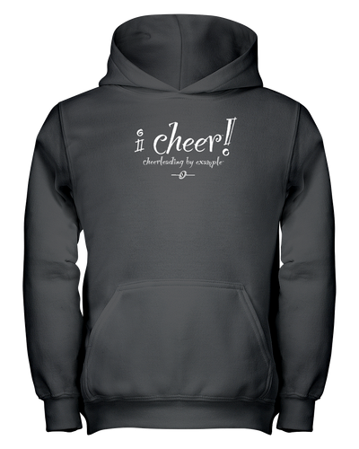 I CHEER Cheerleading By Example Youth Hoodie