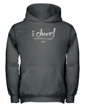 I CHEER Cheerleading By Example Youth Hoodie