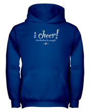 I CHEER Cheerleading By Example Youth Hoodie