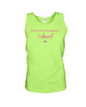 I CHEER Spirit Of A Champion Cotton Tank