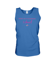 I CHEER Spirit Of A Champion Cotton Tank