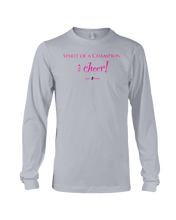 I CHEER Spirit Of A Champion Long Sleeve Tee