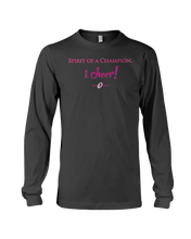 I CHEER Spirit Of A Champion Long Sleeve Tee