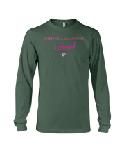 I CHEER Spirit Of A Champion Long Sleeve Tee