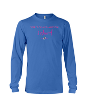 I CHEER Spirit Of A Champion Long Sleeve Tee