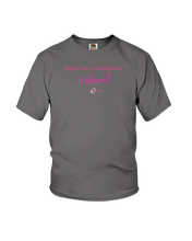 I CHEER Spirit Of A Champion Youth Tee