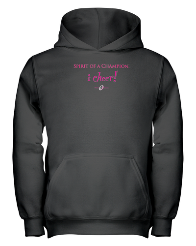 I CHEER Spirit Of A Champion Youth Hoodie