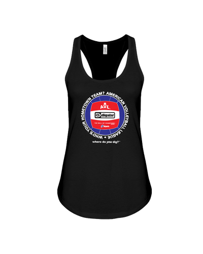 Digster AVL Ball Hometown Team Flowy Racerback Tank