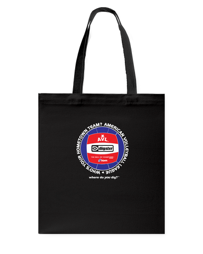 Digster AVL Ball Hometown Team Canvas Shopping Tote