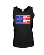 Digster AVL Grow The Game Flag USA Gold Edition Cotton Tank