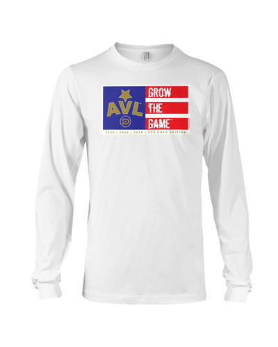 Digster AVL Grow The Game Flag USA Gold Edition Long Sleeve Tee