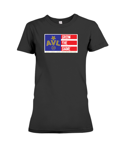 Digster AVL Grow The Game Flag USA Gold Edition Ladies Tee