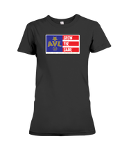 Digster AVL Grow The Game Flag USA Gold Edition Ladies Tee