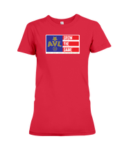 Digster AVL Grow The Game Flag USA Gold Edition Ladies Tee