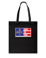 Digster AVL Grow The Game Flag USA Gold Edition Canvas Shopping Tote