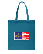 Digster AVL Grow The Game Flag USA Gold Edition Canvas Shopping Tote