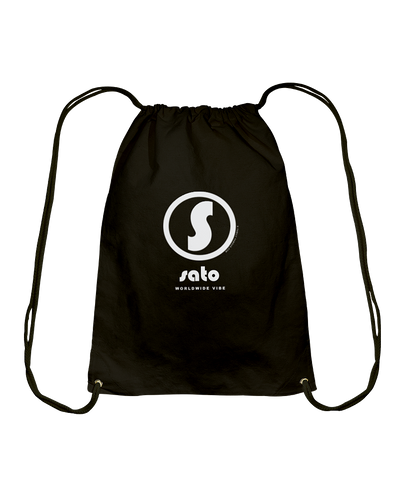Family Famous Sato Circle Vibe Cotton Drawstring Backpack