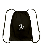 Family Famous Scalamandre Circle Vibe Cotton Drawstring Backpack