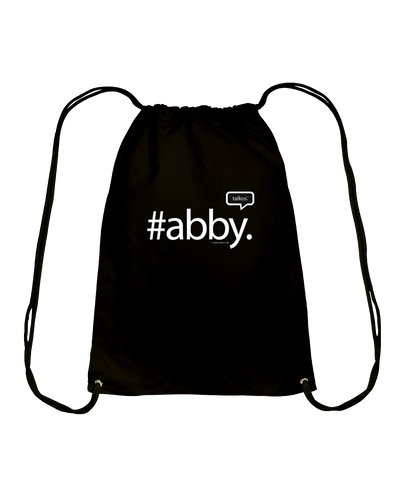 Family Famous Abby Talkos Cotton Drawstring Backpack